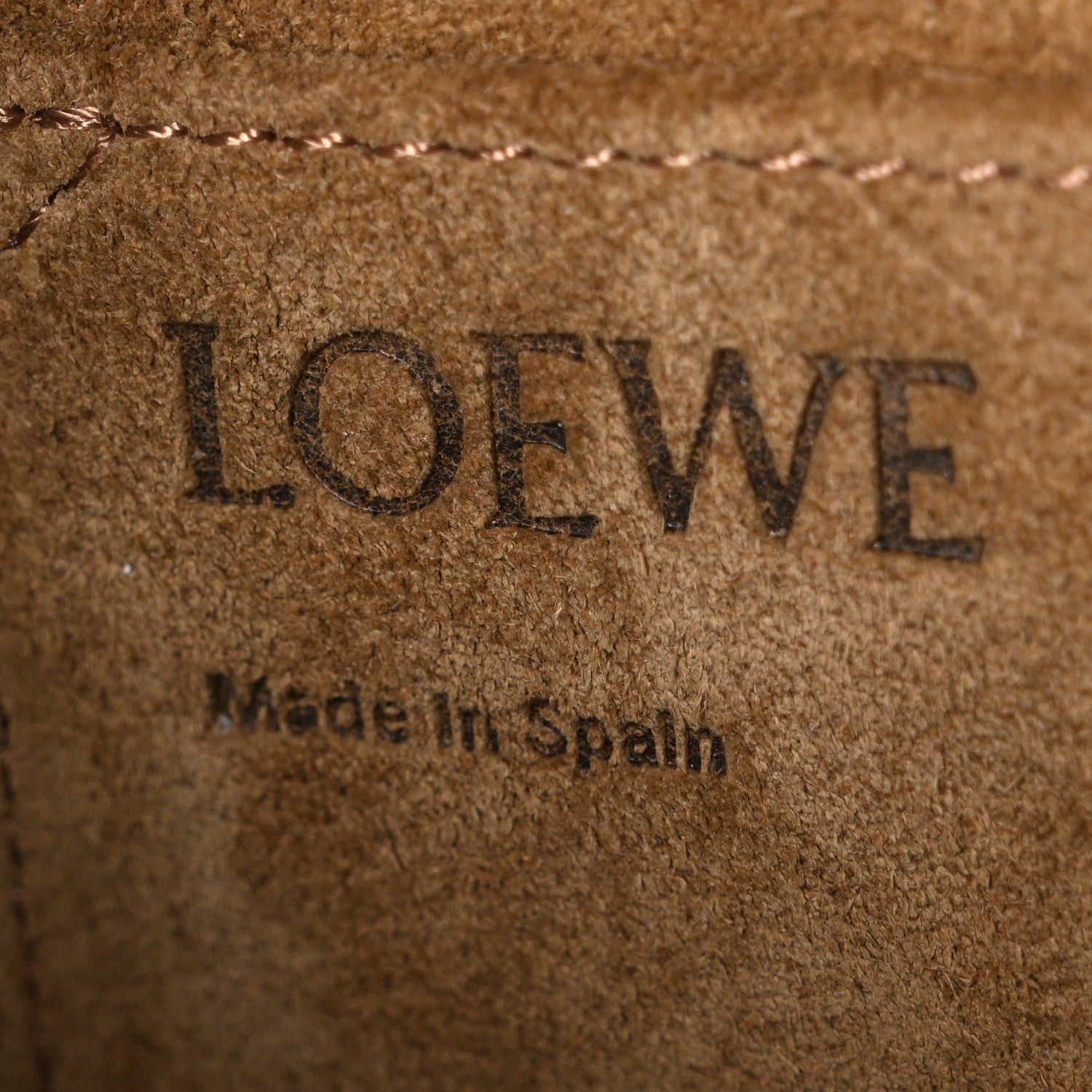 Loewe Grained Calfskin Small Gate Crossbody Bag Caramel Pecan 6 of 10