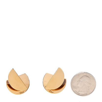 Christian Dior Half Moon Earring Gold 2 of 4