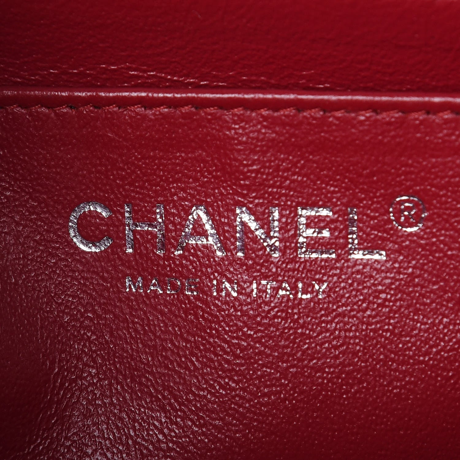 Chanel Caviar Quilted Mini Rectangular Flap Red 6 of 10