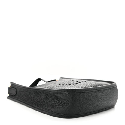 Hermes Taurillon Clemence Evelyne TPM Black 4 of 11