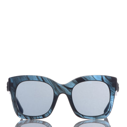 Chanel Acetate Mirror CC Square Fall Sunglasses 5357 Dark Blue 2 of 8