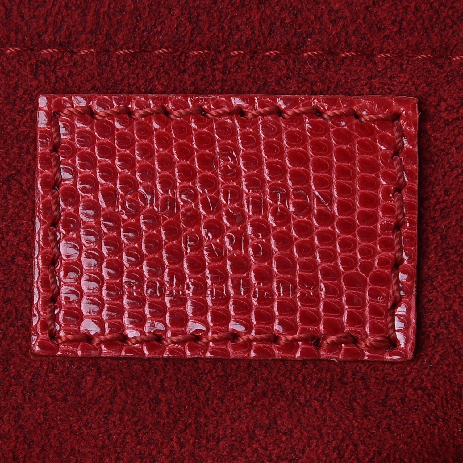 Louis Vuitton Monogram Cerises Lizard Sac Fermoir GM 8 of 14