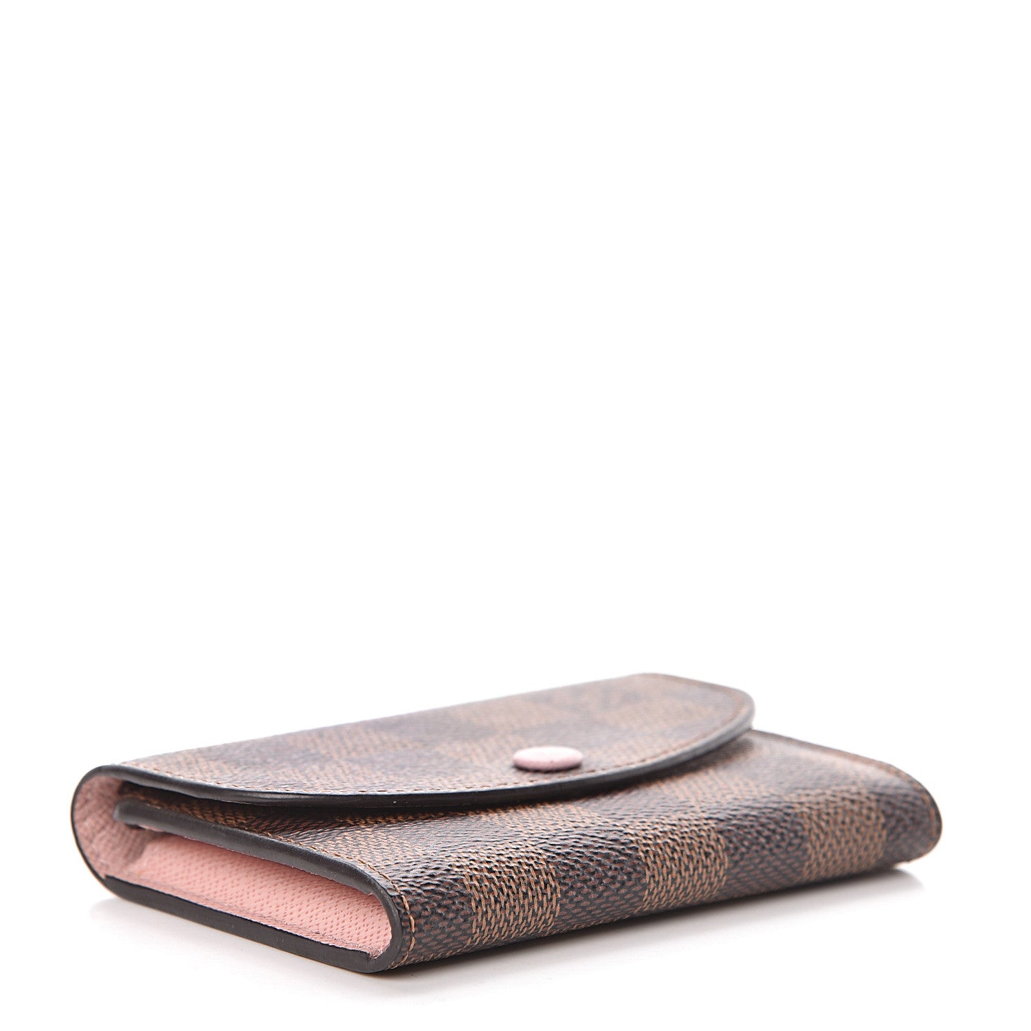 Louis Vuitton Damier Ebene Rosalie Coin Purse Rose Ballerine 4 of 8