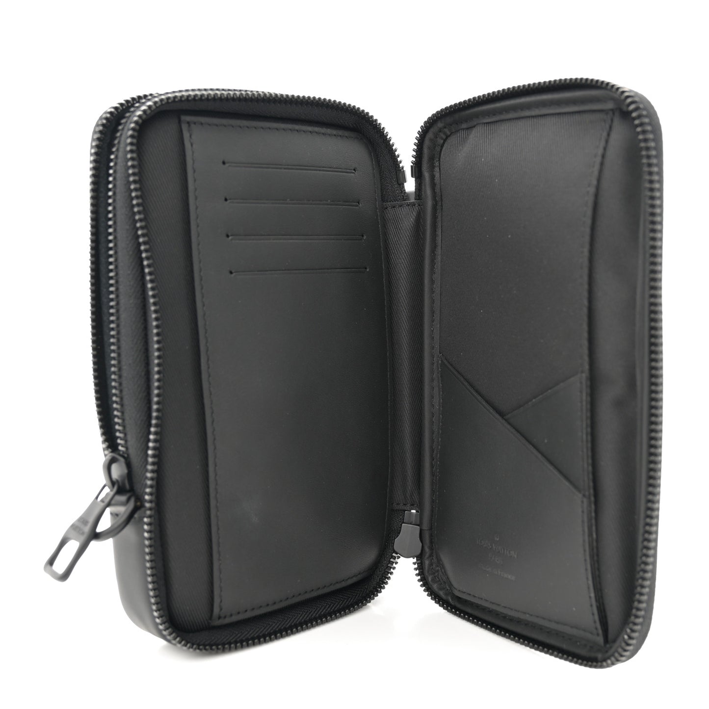 X NIGO Giant Damier Ebene Tortoise Double Phone Pouch