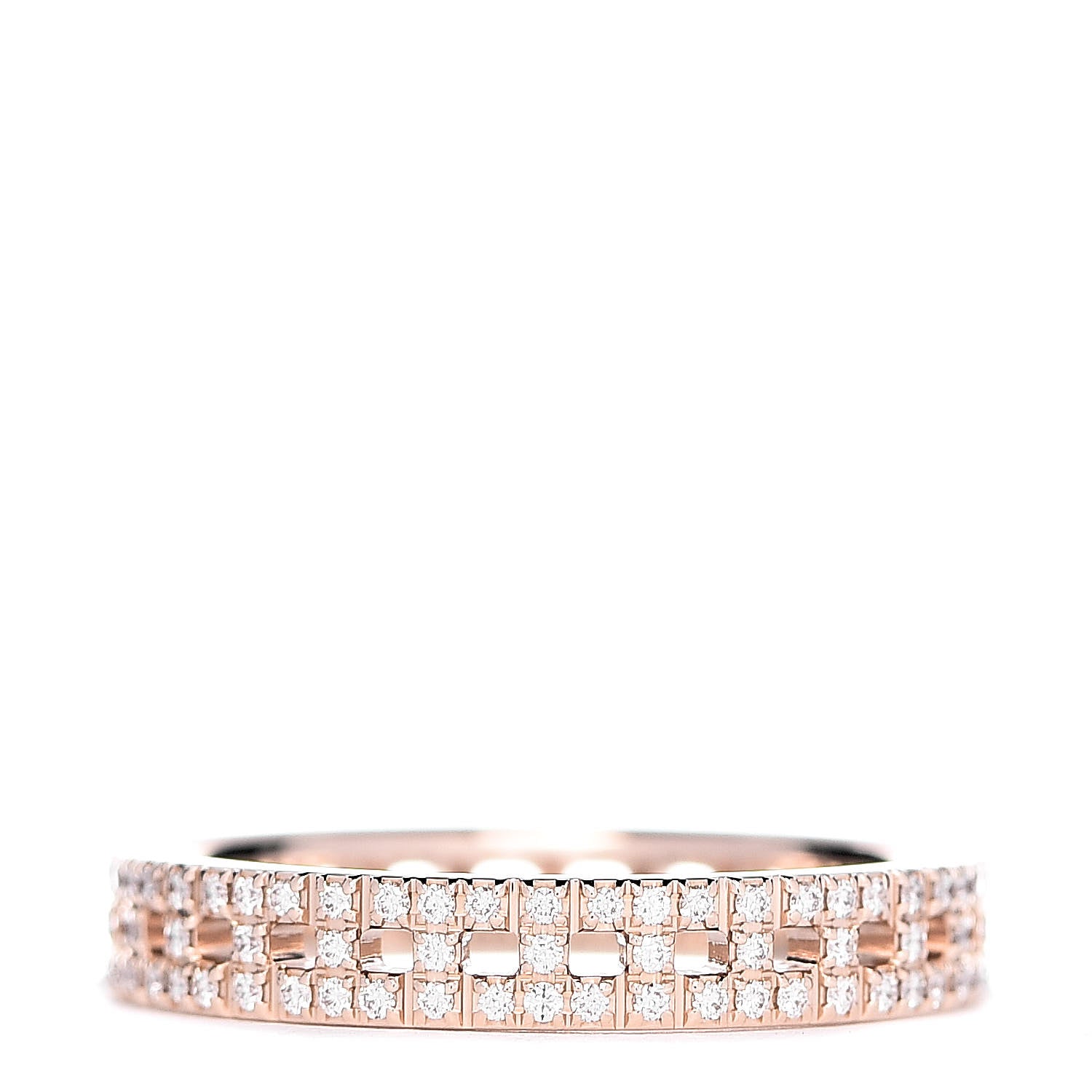 Tiffany 18K Yellow Gold Diamond T True Narrow Band Ring 56 7.5 1 of 5