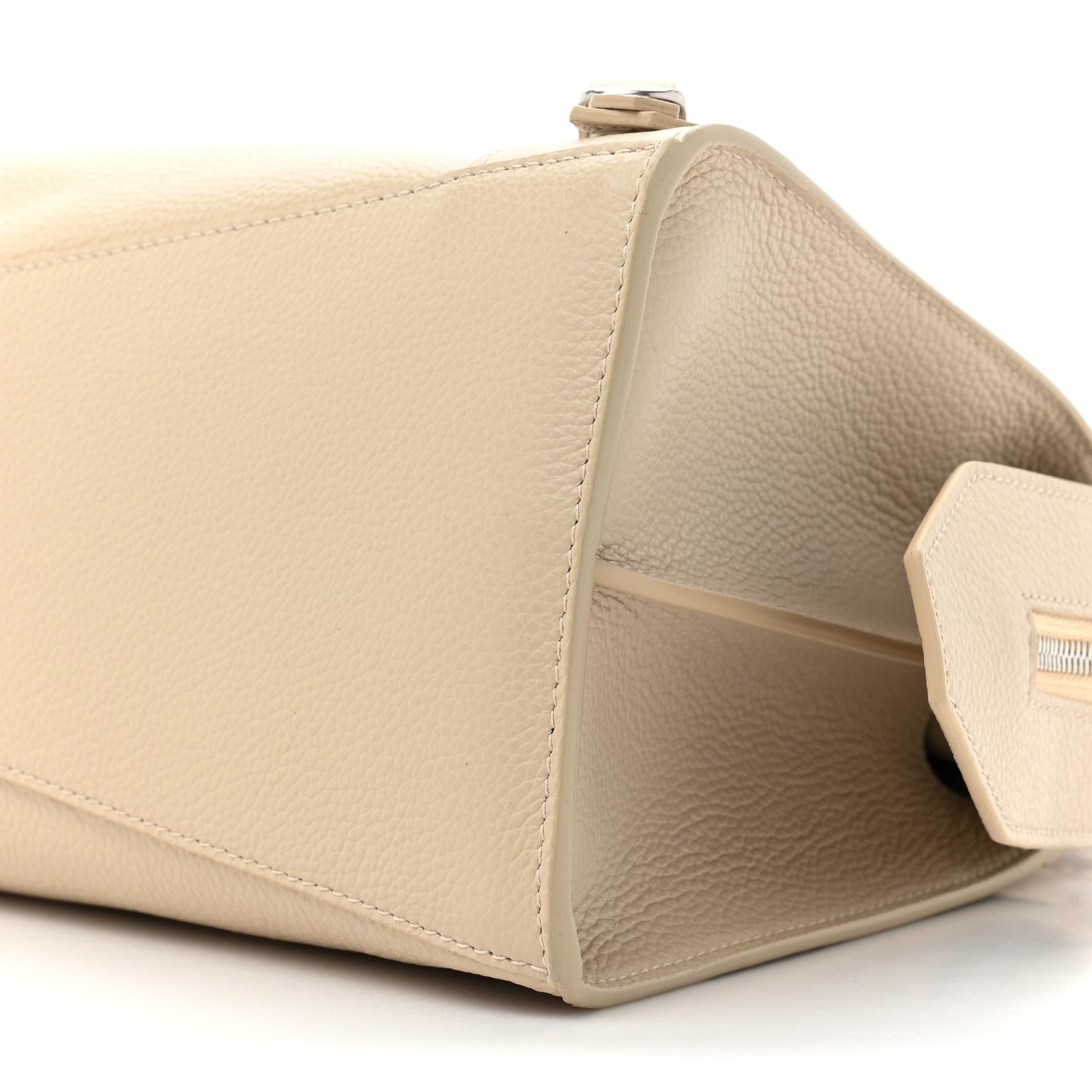 Grained Calfskin Neo Classic Silver Hardware S City Cream