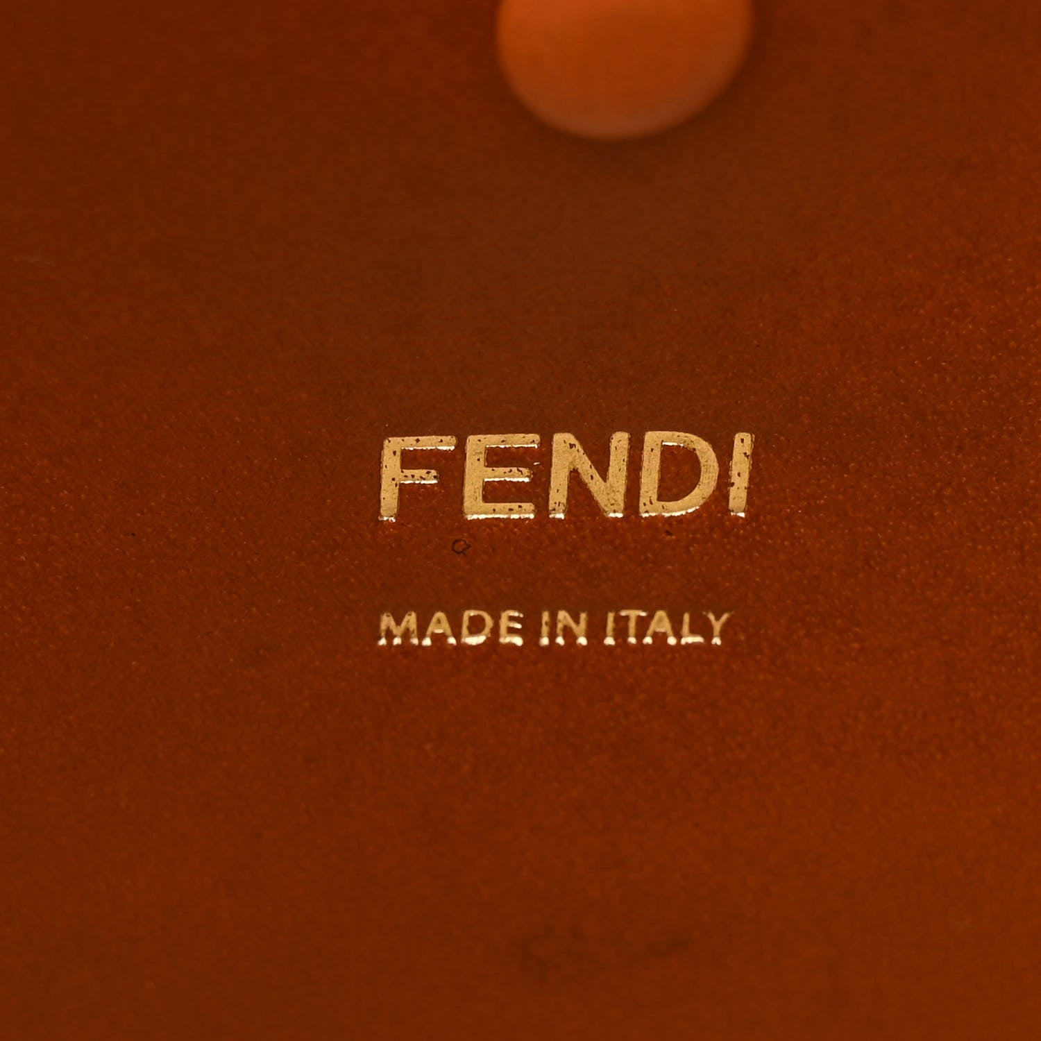 Fendi Canvas Cuoio Agata FF Ajour Embroidered Baguette Grezzo Cuoio 6 of 11