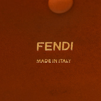 Fendi Canvas Cuoio Agata FF Ajour Embroidered Baguette Grezzo Cuoio 6 of 11