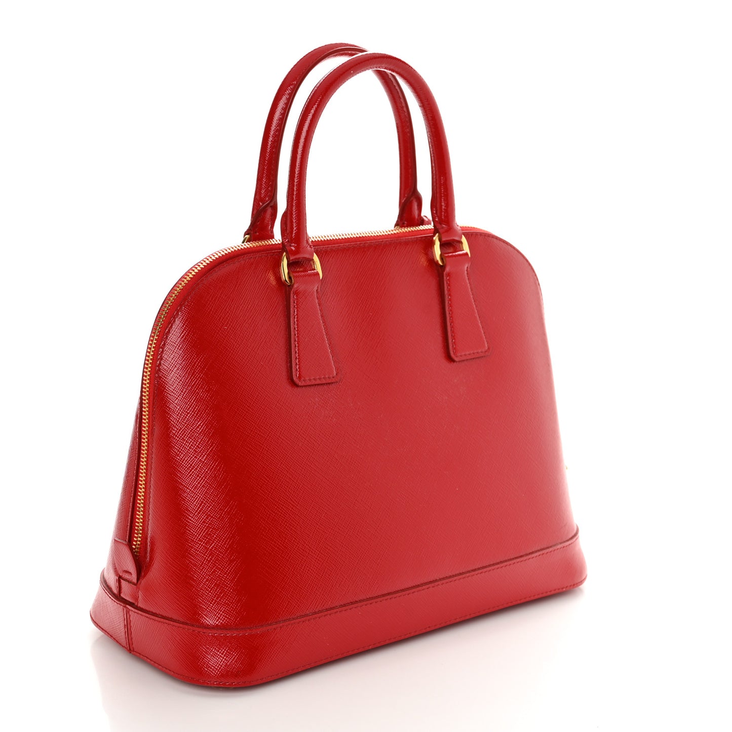 Saffiano Vernice Medium Promenade Tote Rosso