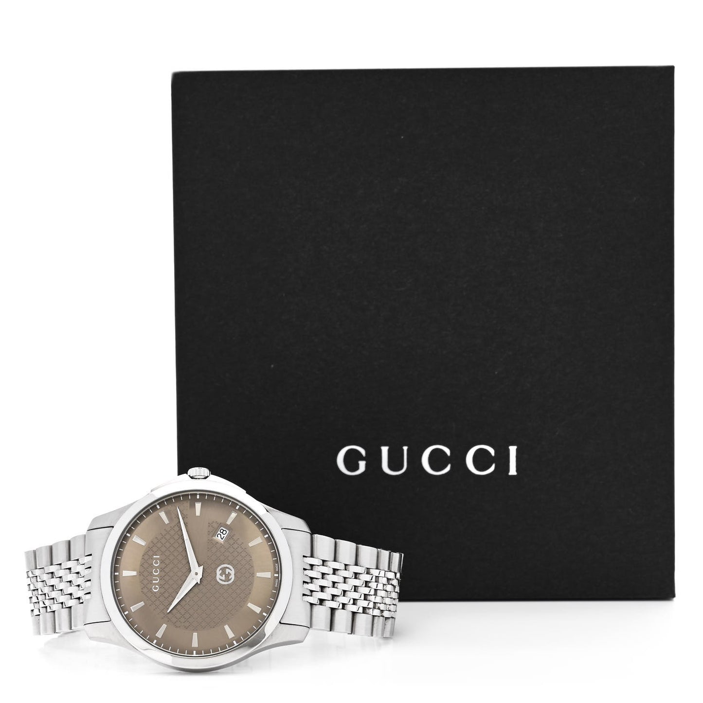 Stainless Steel 40mm G-Timeless Quartz Watch Brown