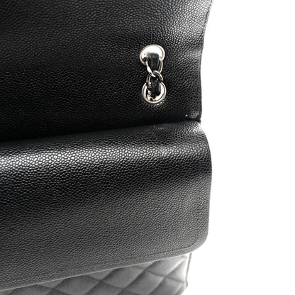 Chanel Caviar Quilted Maxi Double Flap Black 12 of 12