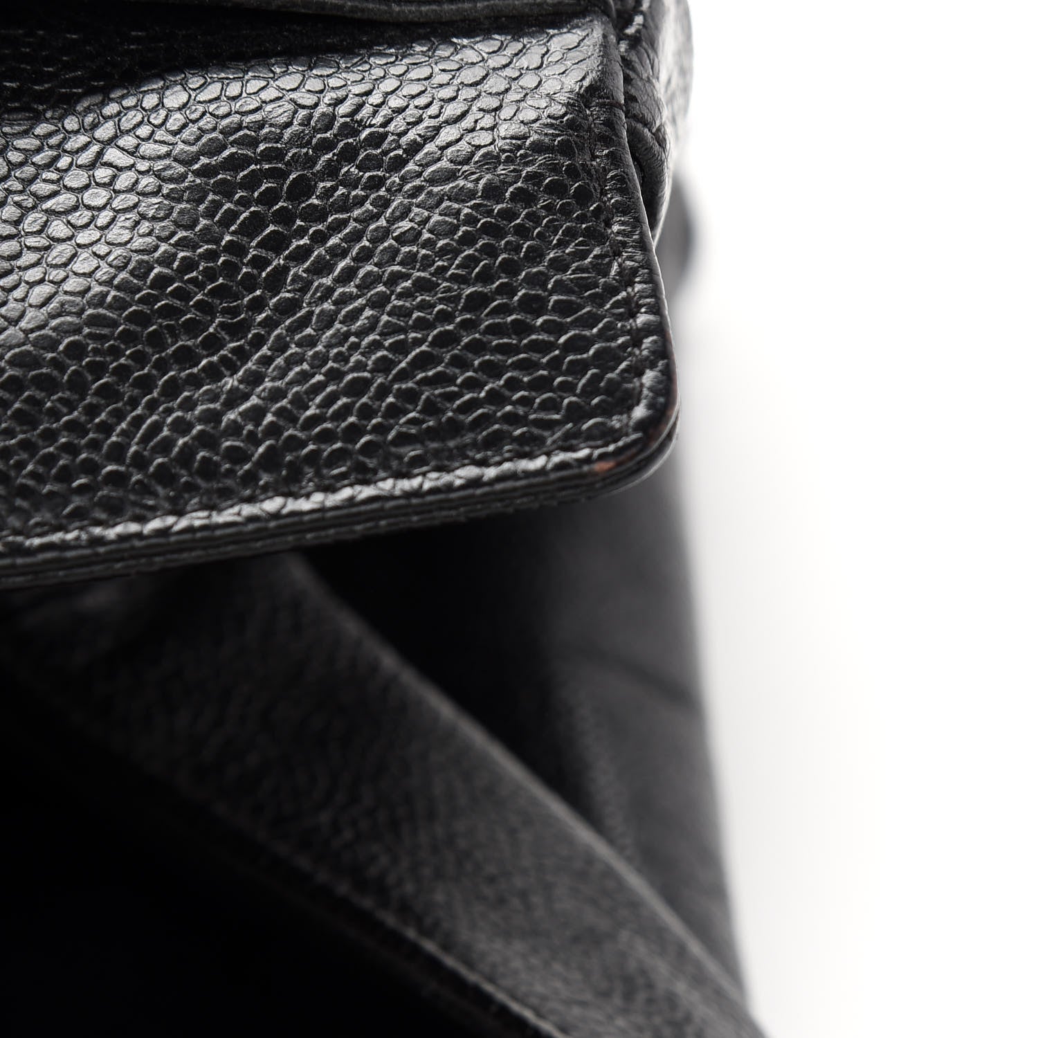 Chanel Caviar CC Shoulder Bag Black 6 of 8