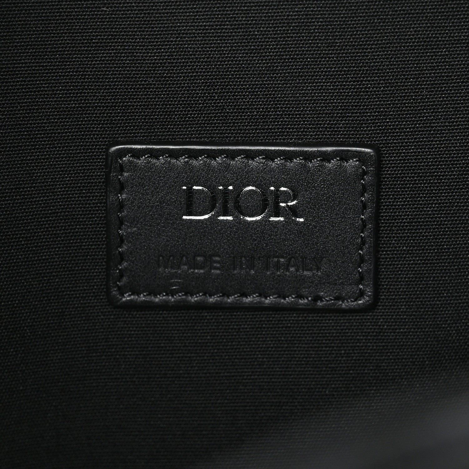 Christian Dior Canvas CD Diamond Hit The Road Backpack Black 6 of 10