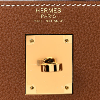Hermes Togo Kelly Retourne 28 Gold 25 of 36