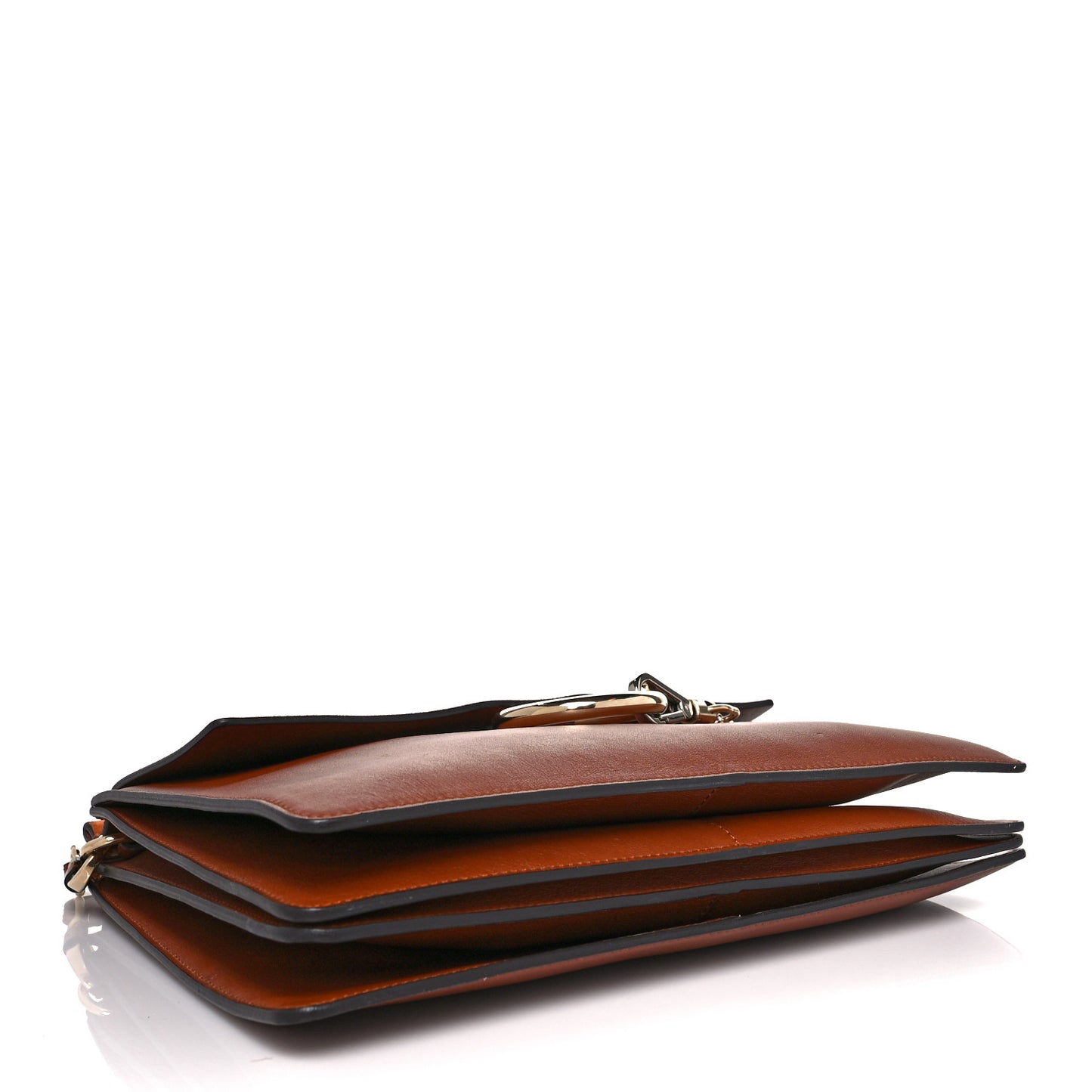 Suede Calfskin Medium Faye Shoulder Bag Tobacco