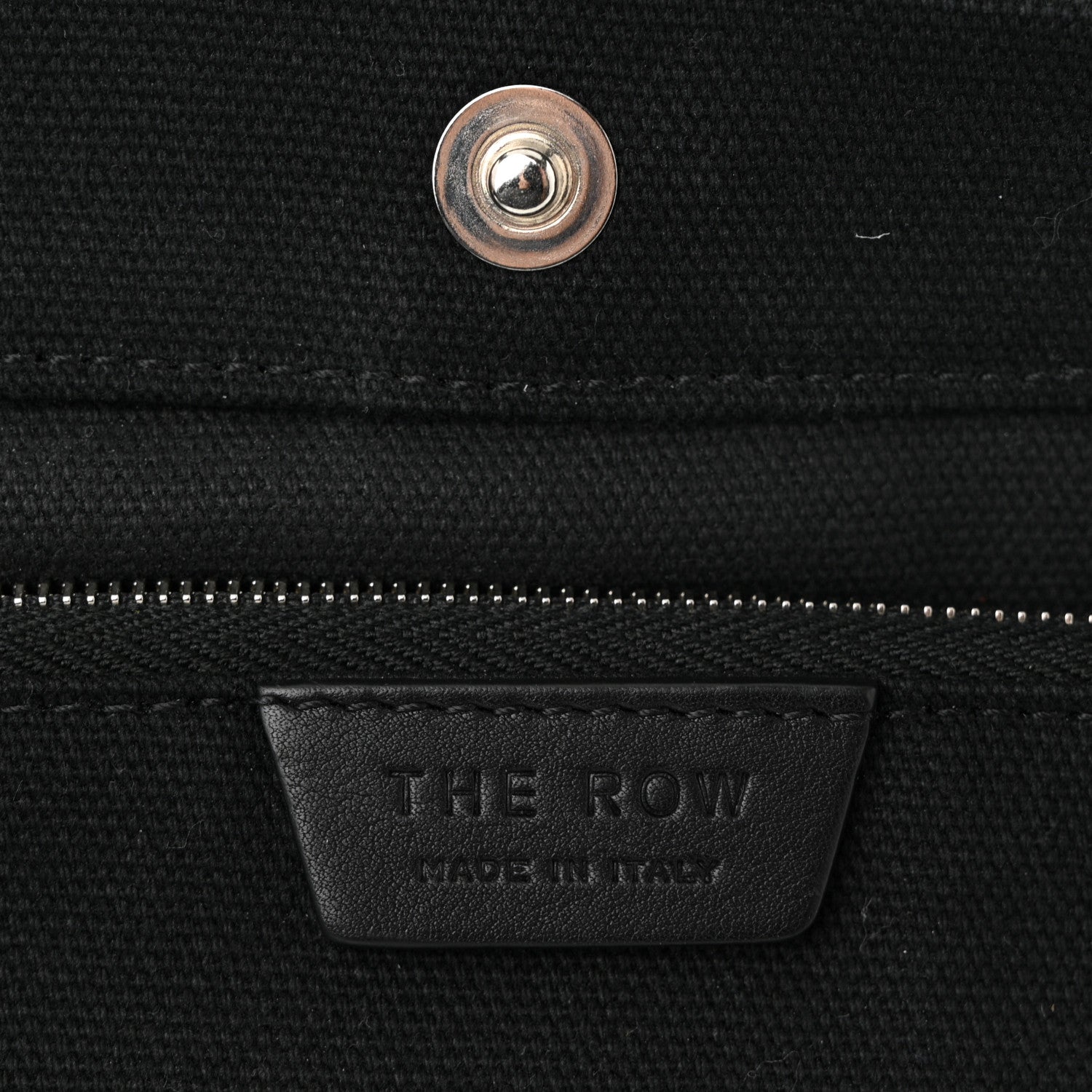 The Row Cotton Twill East West Idaho Tote Black 6 of 9