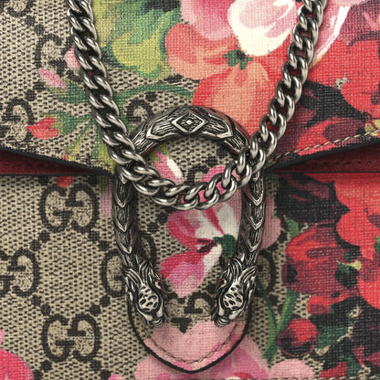 Gucci GG Supreme Monogram Blooms Super Mini Dionysus Shoulder Bag Beige Multicolor Dry Rose 7 of 9