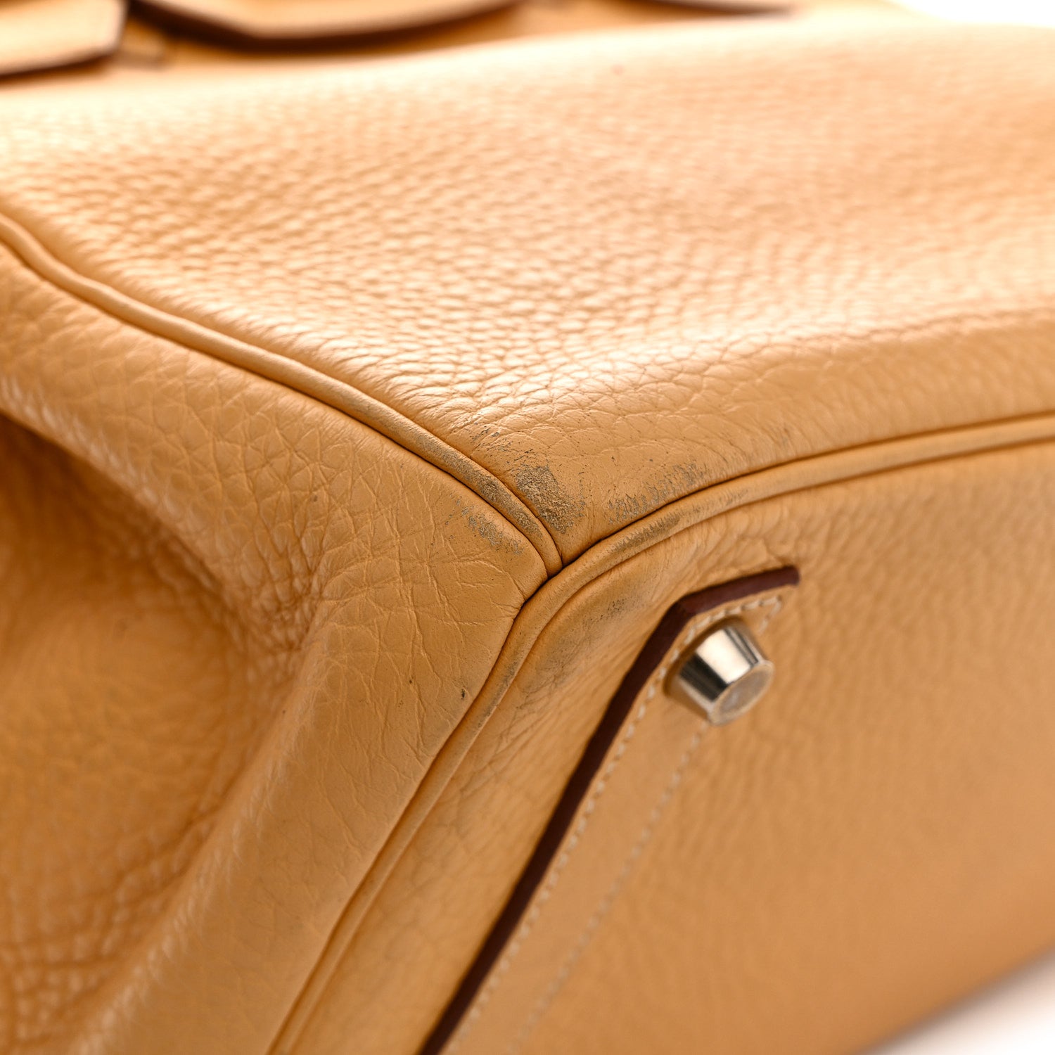 Hermes Taurillon Clemence HAC Birkin 32 Natural Sable 14 of 24
