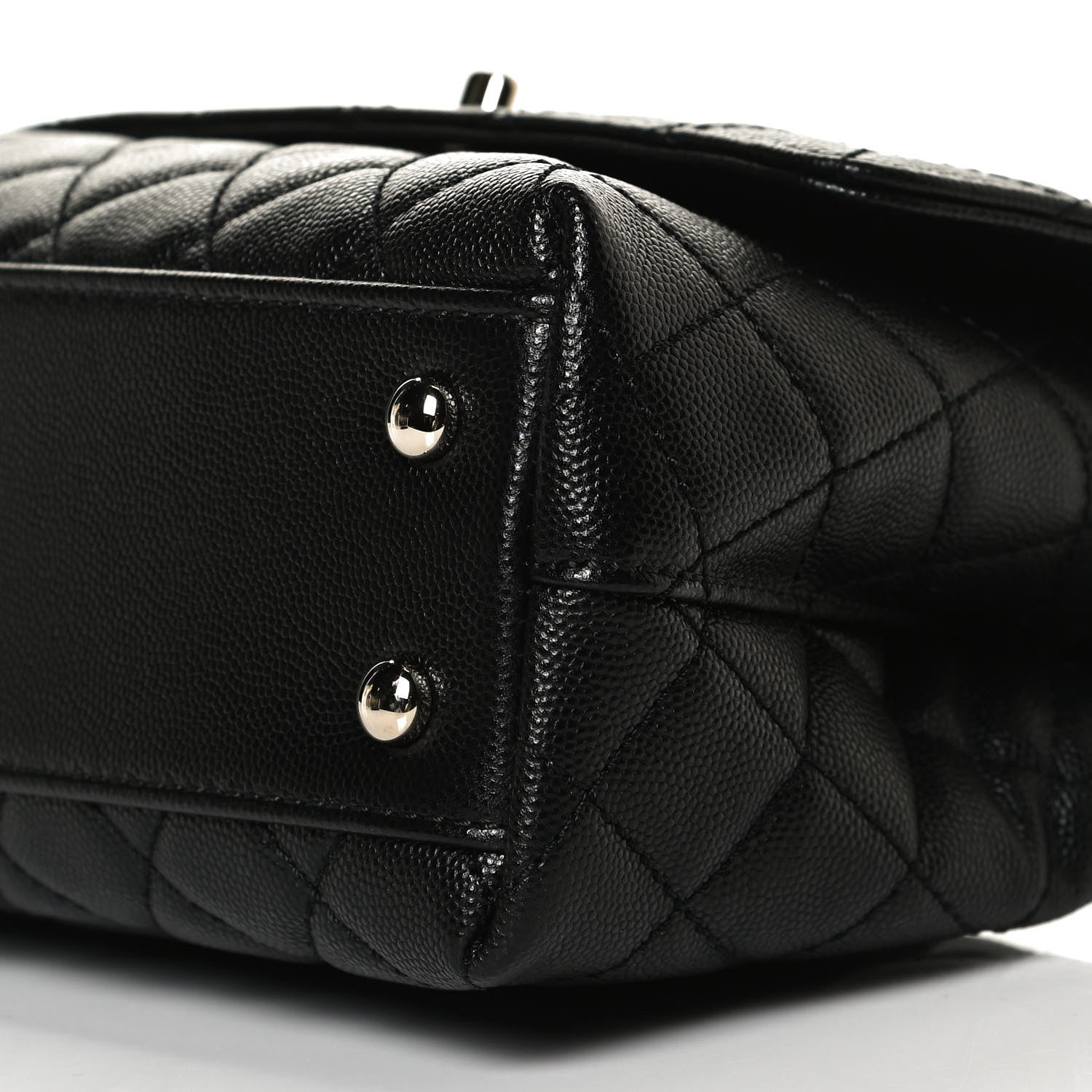 Chanel Caviar Quilted Mini Coco Handle Flap Black 9 of 9