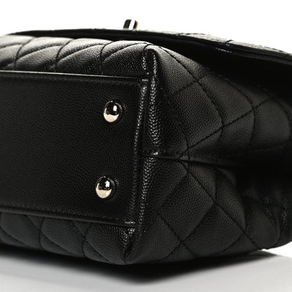 Chanel Caviar Quilted Mini Coco Handle Flap Black 9 of 9