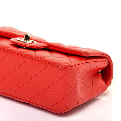Chanel Lambskin Quilted Mini Rectangular Flap Red 7 of 11