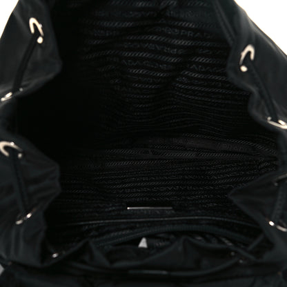 Prada Tessuto Nylon Saffiano Medium Backpack Black 4 of 9