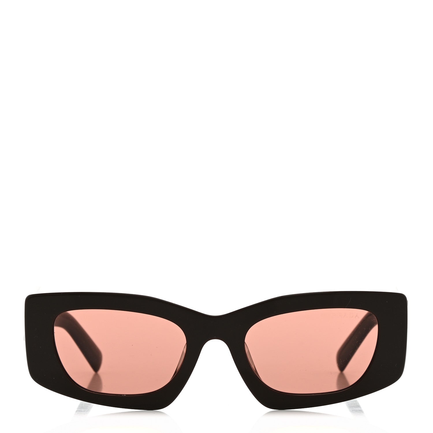 Prada Acetate Sunglasses SPR D03 Dark Brown 2 of 8