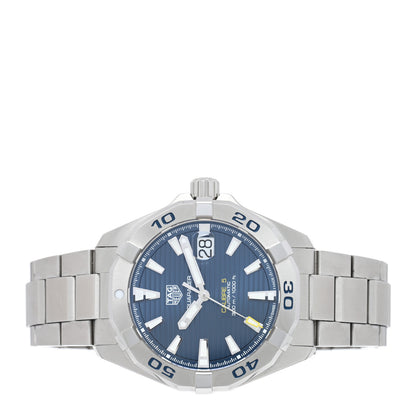Tag Heuer Stainless Steel 41mm Aquaracer 300M Automatic Watch Blue WBD2112-0 2 of 5