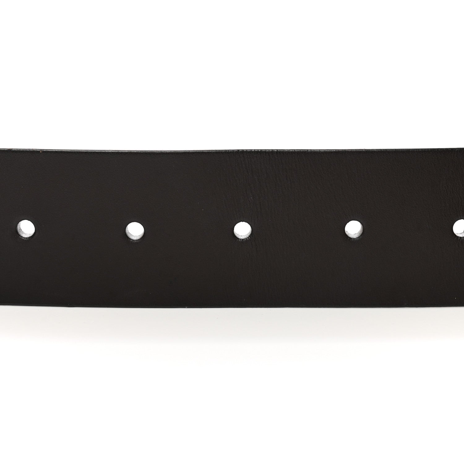 Gucci Selleria Calfskin Nickel Interlocking G 37mm Belt 85 34 Black 4 of 6
