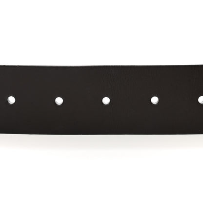 Gucci Selleria Calfskin Nickel Interlocking G 37mm Belt 85 34 Black 4 of 6