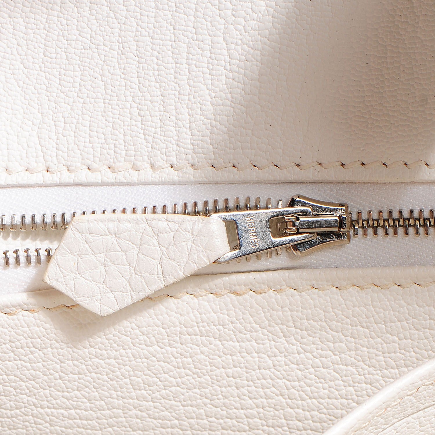 Hermes Taurillon Clemence Birkin 30 White 23 of 28