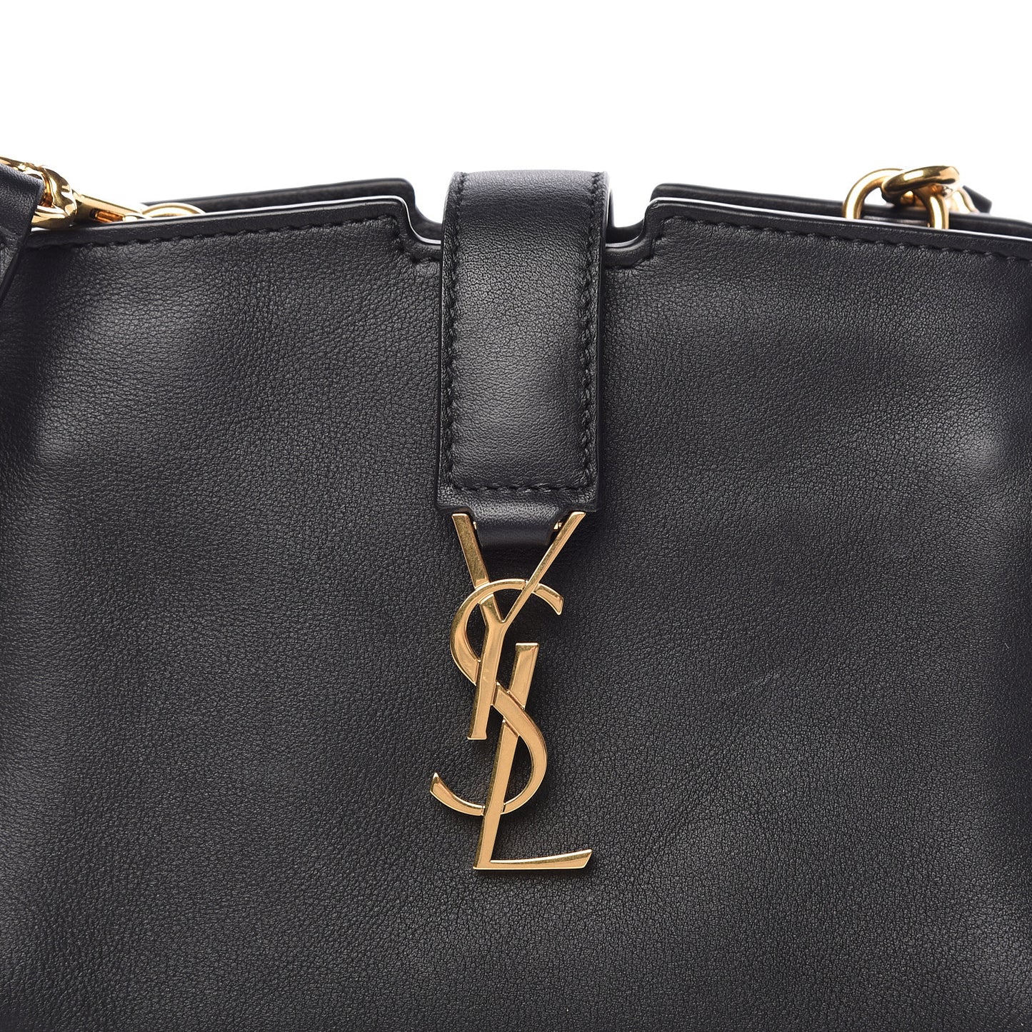 Calfskin Monogram Toy Cabas Black