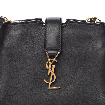 Saint Laurent Calfskin Monogram Toy Cabas Black 8 of 10