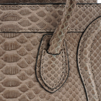 Celine Python Nano Luggage Grey 9 of 12