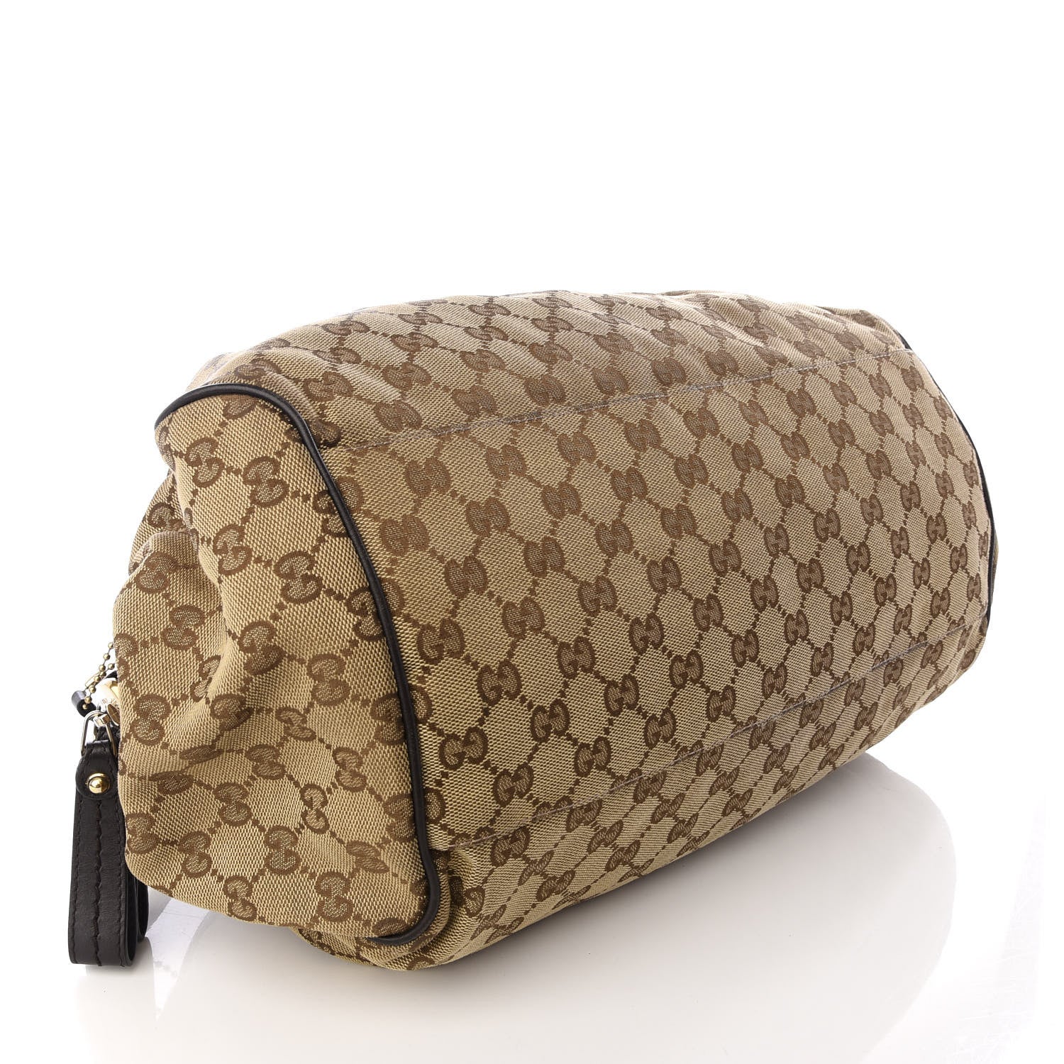 Gucci Monogram Medium Sukey Boston Bag Brown 3 of 8