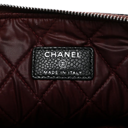 Chanel Caviar Quilted Medium Cosmetic Case Black 6 of 7