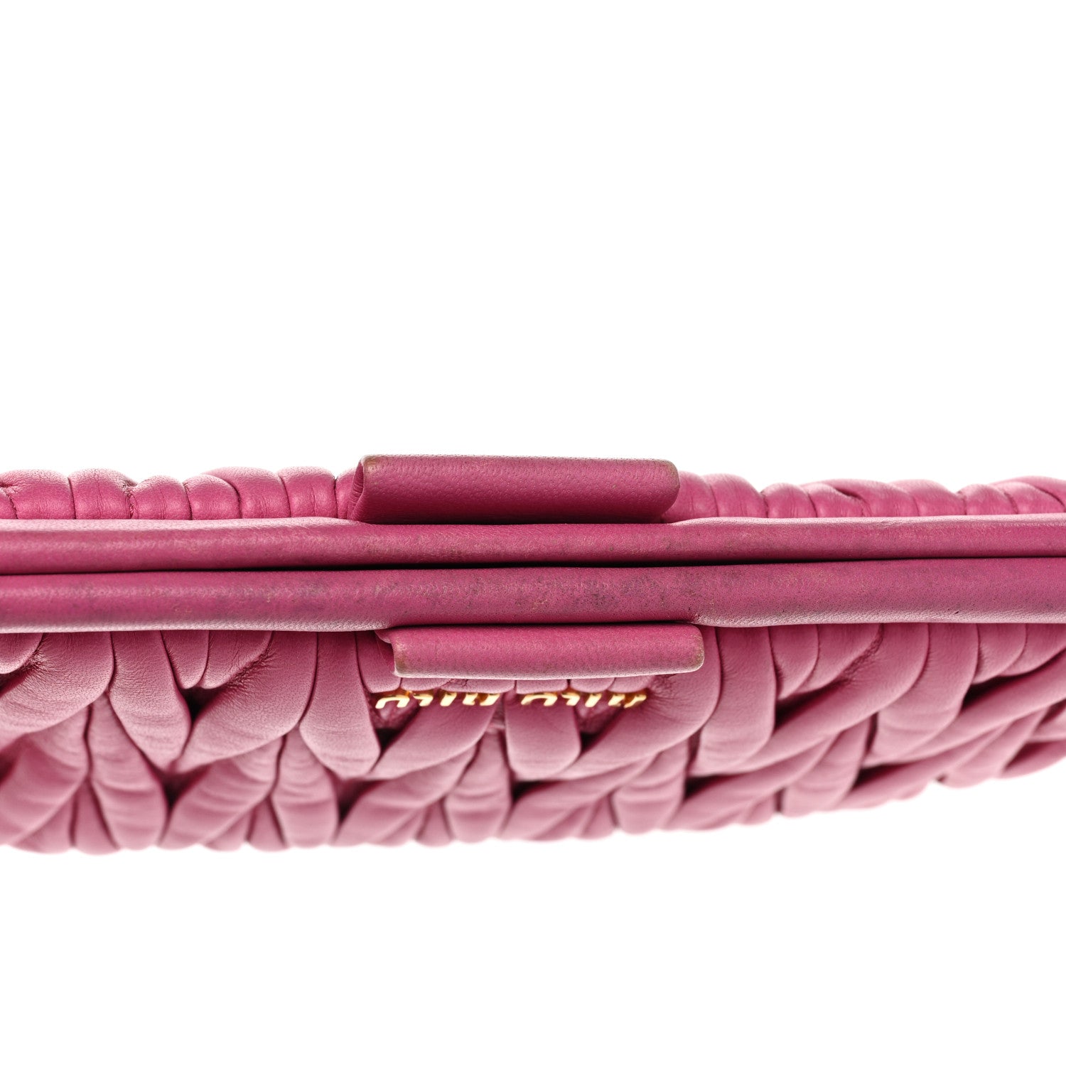 Miu Miu Nappa Matelasse Crossbody Peonia 8 of 11