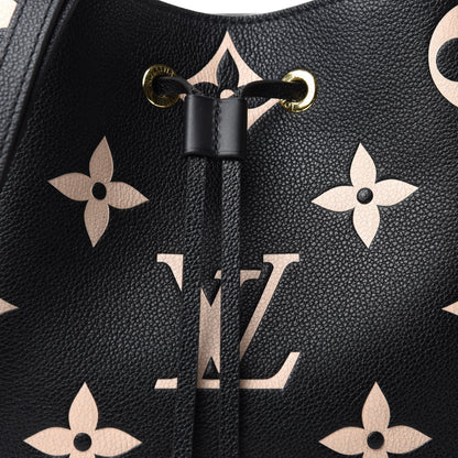 Louis Vuitton Empreinte Monogram Giant Neonoe MM Black Beige 10 of 10