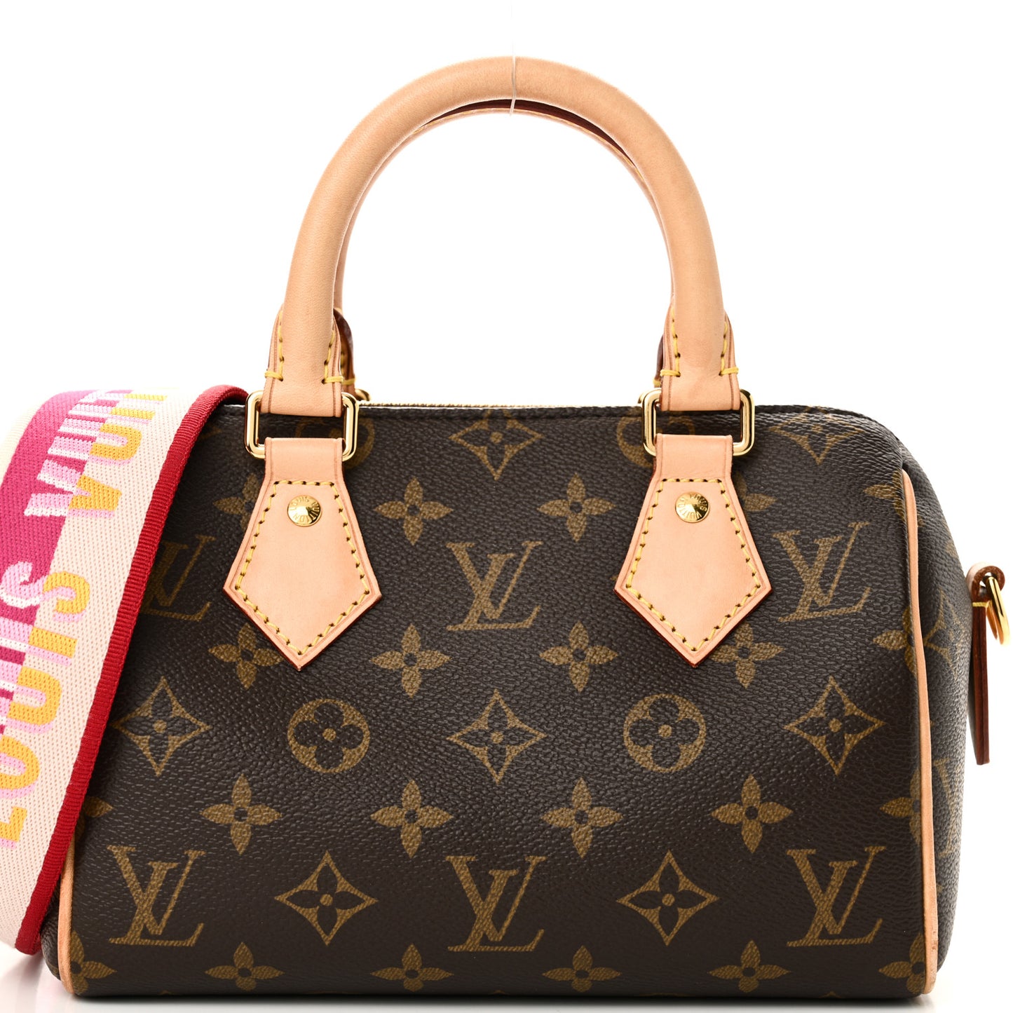 Monogram Speedy Bandouliere 20 Fuchsia