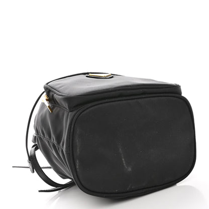 Prada Saffiano Tessuto Nylon Mini Bucket Crossbody Bag Black 4 of 10