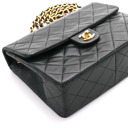 Chanel Lambskin Quilted Mini Square Flap Bag Black 11 of 12