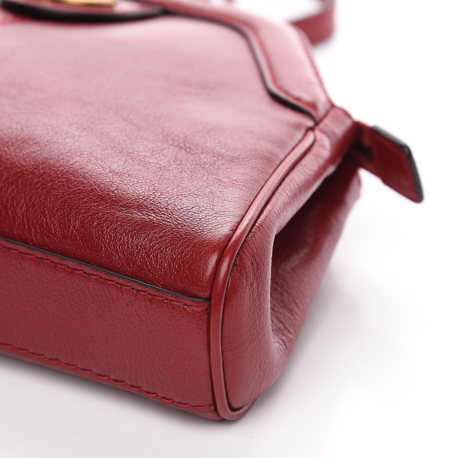 Gucci Piuma Lux Calfskin Small Re(Belle) Crossbody Bag Romantic Cerise 8 of 9
