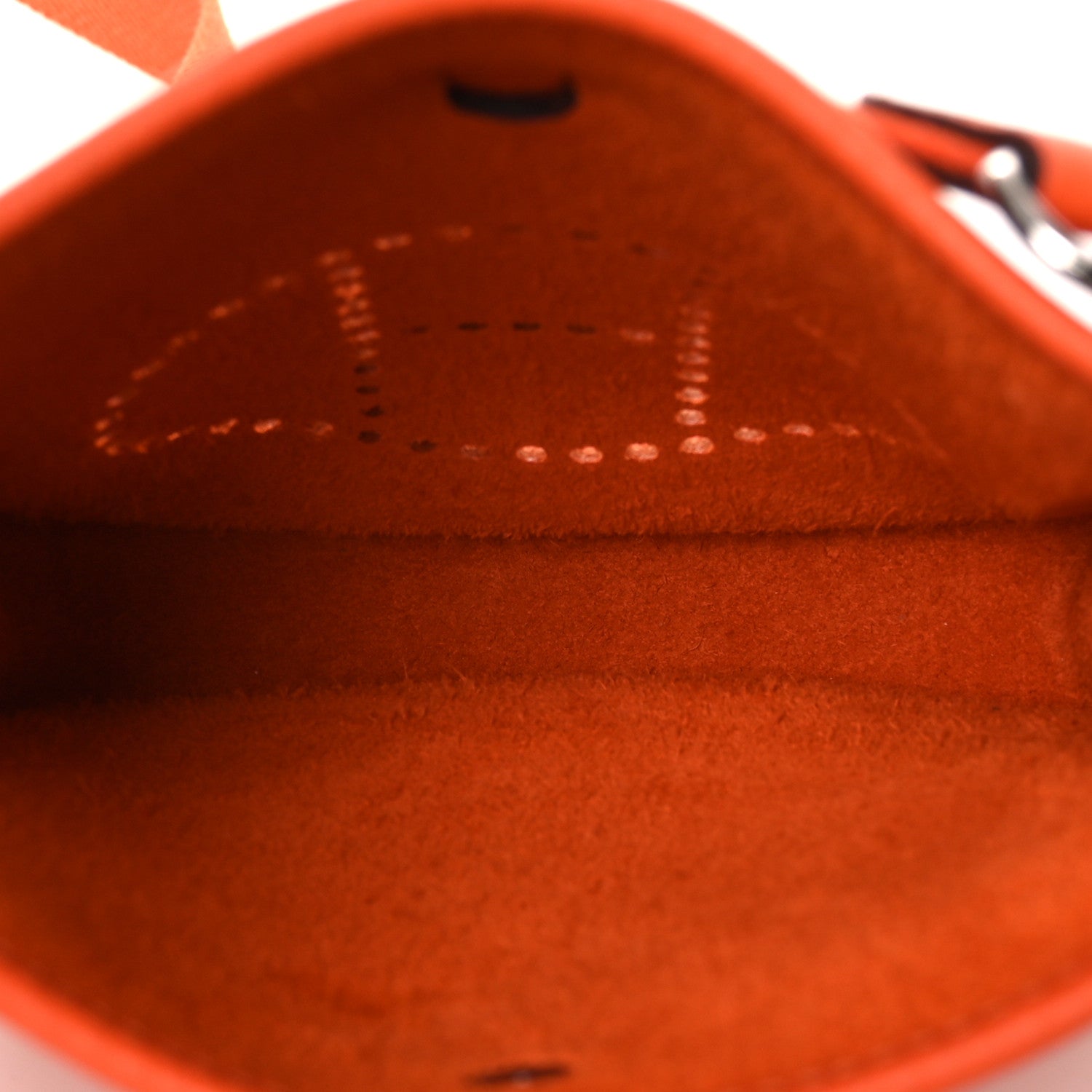 Hermes Taurillon Clemence Evelyne TPM Orange 5 of 12