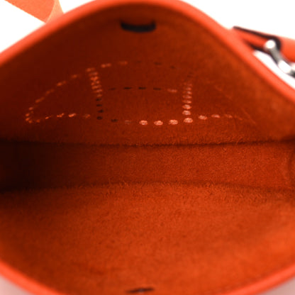 Hermes Taurillon Clemence Evelyne TPM Orange 5 of 12