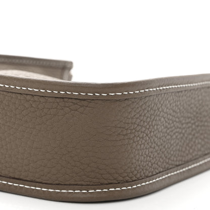 Hermes Taurillon Clemence Amazone Evelyne TPM Etoupe Bleu Indigo 11 of 11