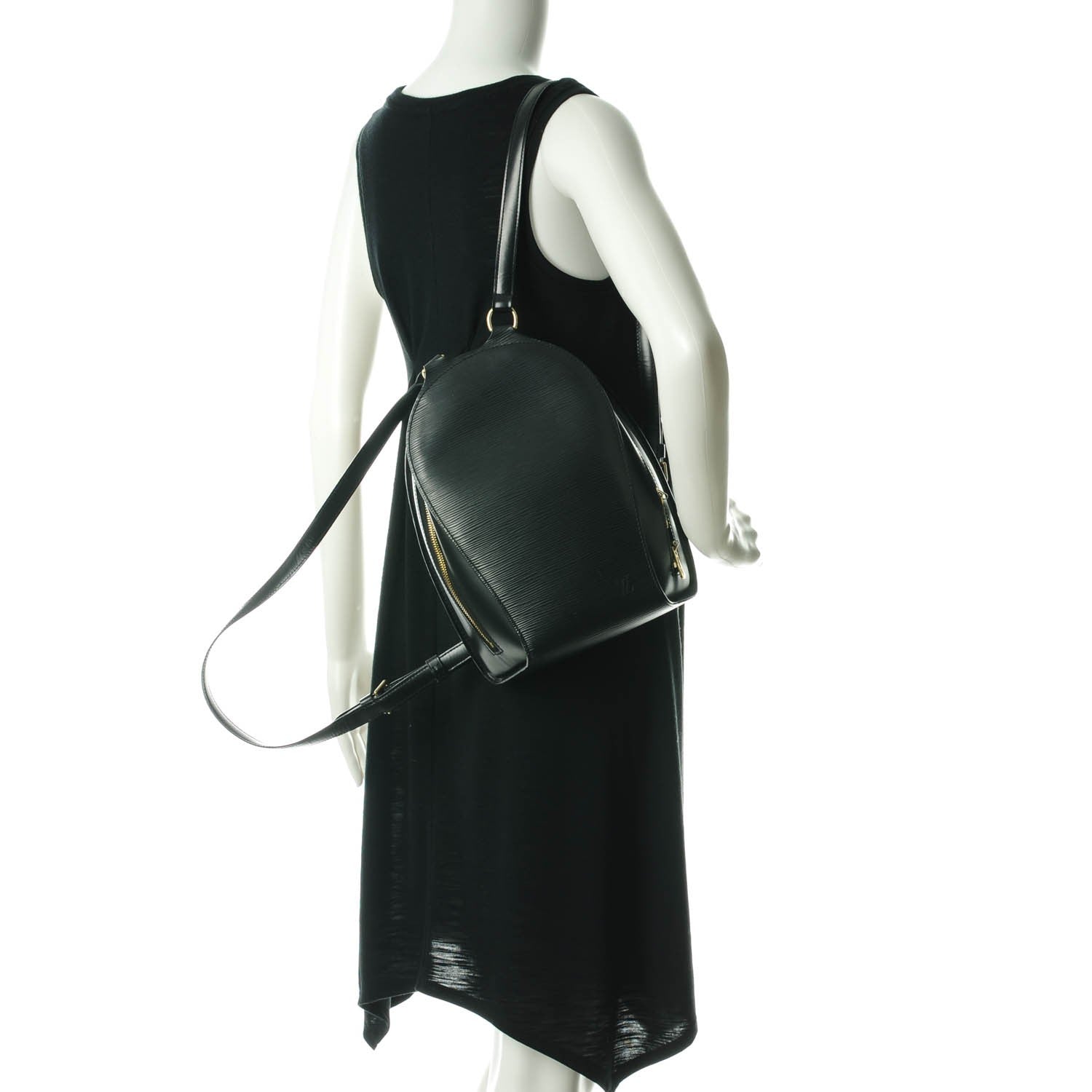Louis Vuitton Epi Mabillon Backpack Black 2 of 9