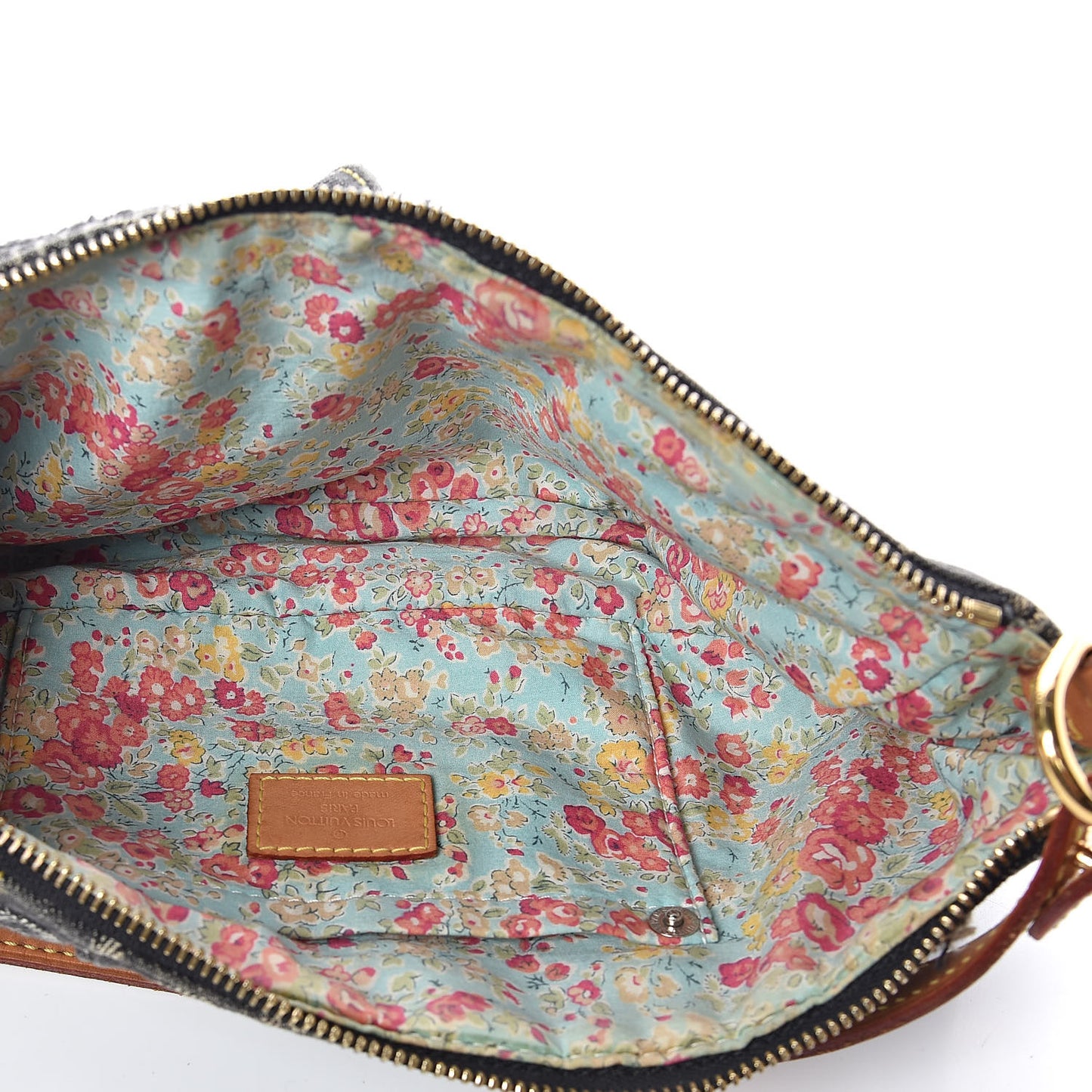 Denim Patchwork Pouchy Grey