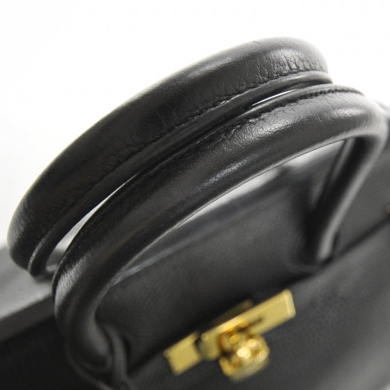 Hermes Taurillon Clemence Birkin 35 Black 4 of 11