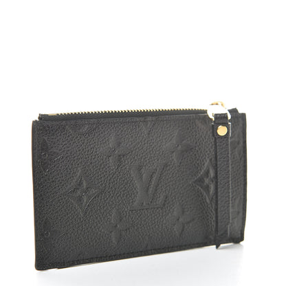 Louis Vuitton Empreinte Zipper Card Holder Black 3 of 8