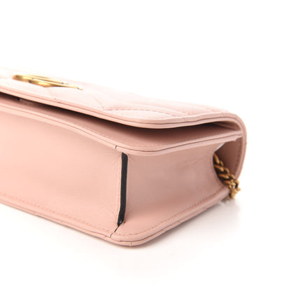 Gucci Calfskin Matelasse GG Marmont Mini Bag Perfect Pink 7 of 9